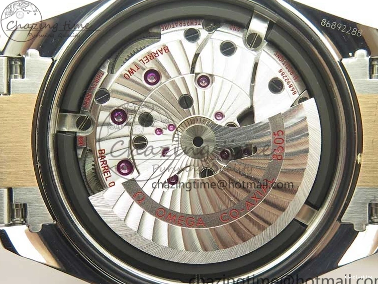 0511 Aqua Terra 150M GMT SS RG VSF 1:1 Best Edition Brown Textured Dial on SS RG Bracelet A8605 Super Clone Original 8058